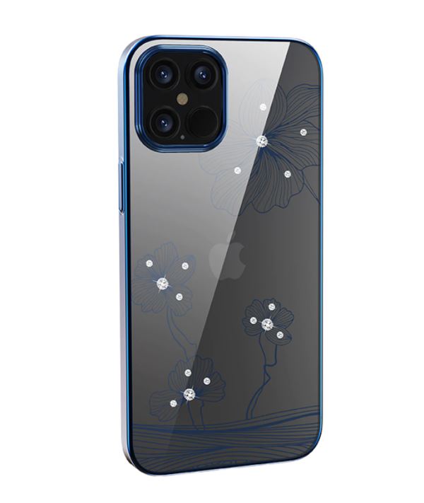 Devia Crystal Flora case iPhone 12/12 Pro blue