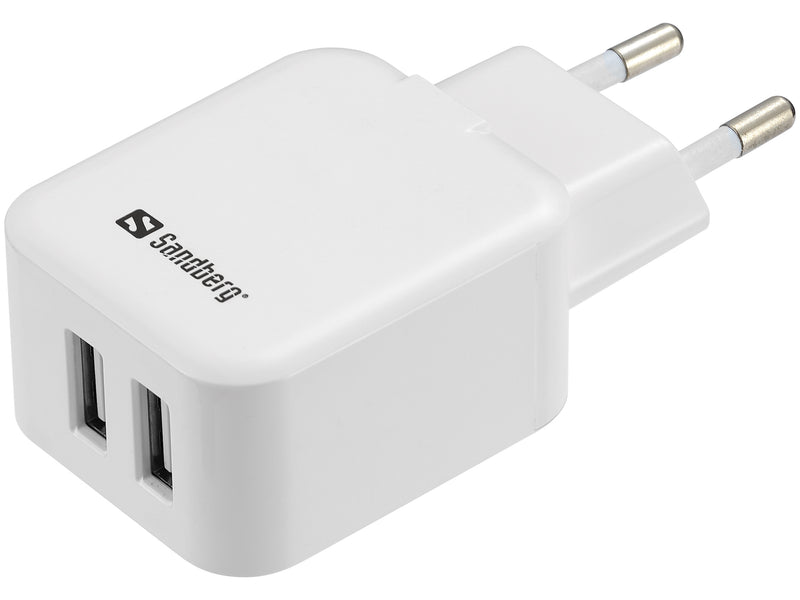 Sandberg 440-57 AC Charger Dual USB 2.4+1A EU