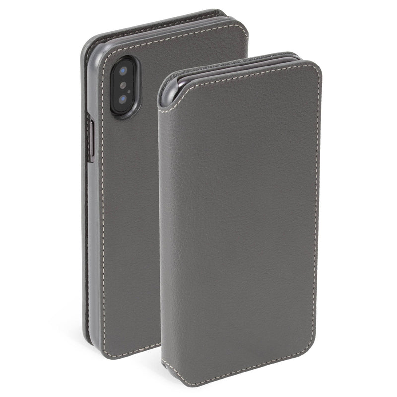 Krusell Pixbo 4 Card SlimWallet Apple iPhone XS Max grey 