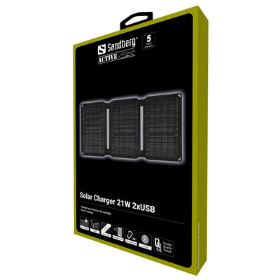 Солнечное зарядное устройство Sandberg 420-70 21 Вт, 2xUSB