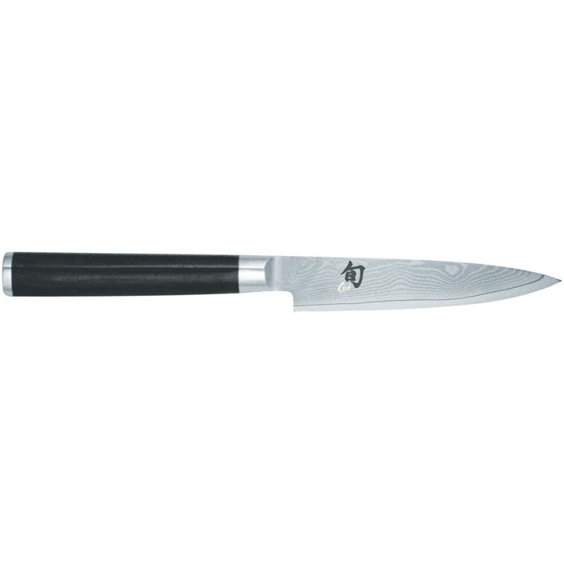 Нож из дамасской стали KAI Shun Classic Paring Knife 4" DM-0716 универсальный, лезвие 10 см
