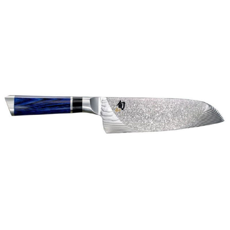 Нож из дамасской стали KAI Shun Engetsu Santoku, лимитированная серия TA-0702, лезвие 18 см