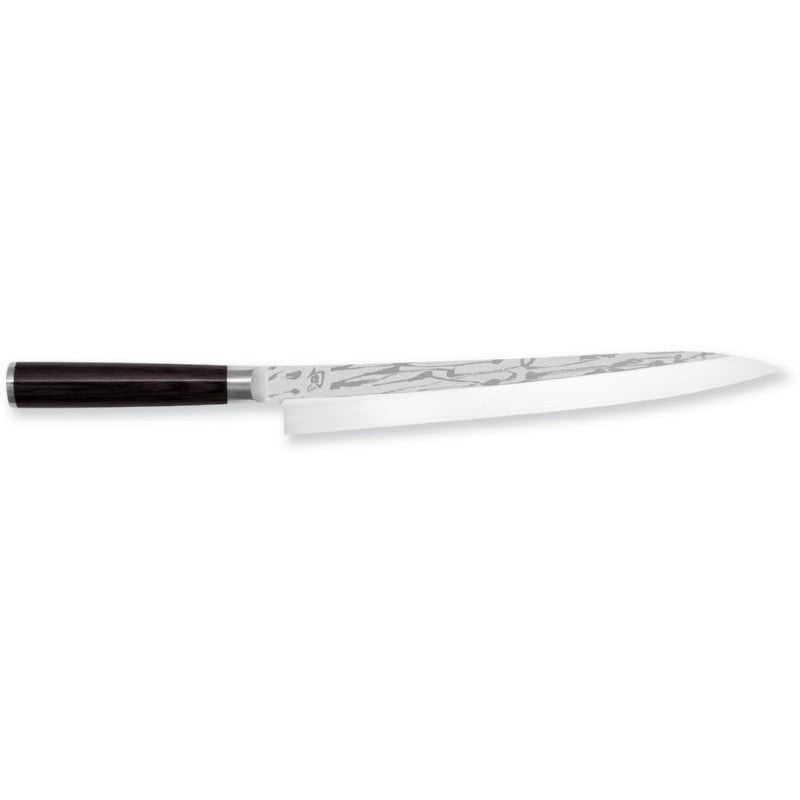 Нож из дамасской стали KAI Shun Pro Sho Yanagiba, лезвие 27 см