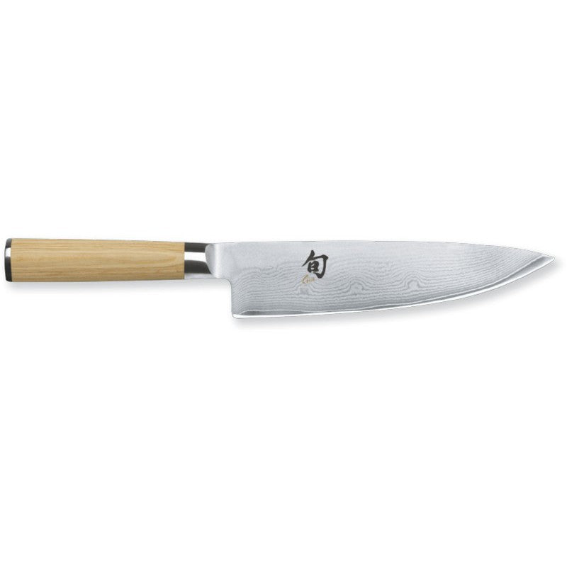 Damascus Steel Knife Kai Shun White Chef&