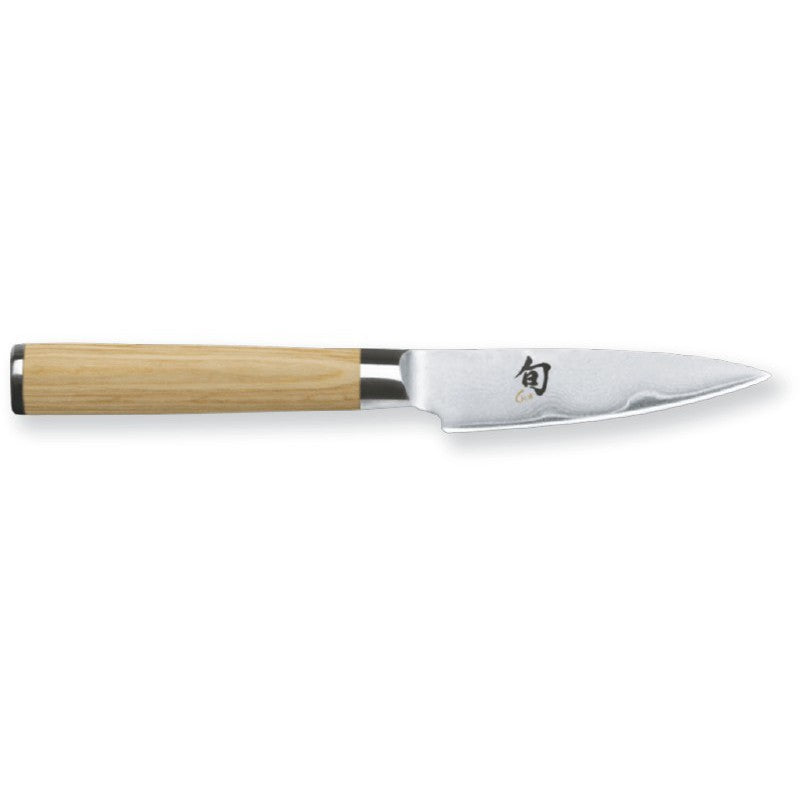 Damascus Steel Knife Kai Shun White Razor Knife 9cm DM-0700W