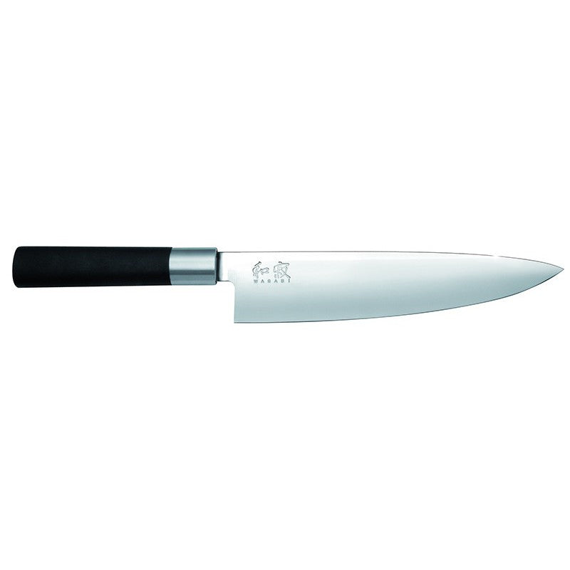 Japanese steel knife KAI Wasabi black DM6715C knife, 15 cm blade