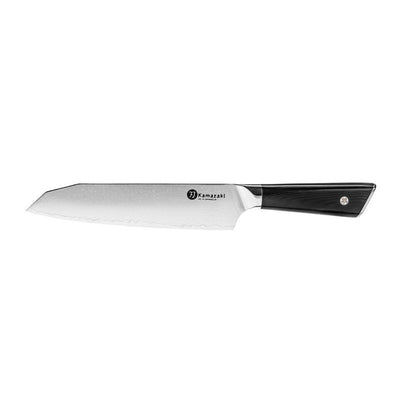 Нож из дамасской стали Kamazaki, нож Сантоку, 18 см, KZI006KN