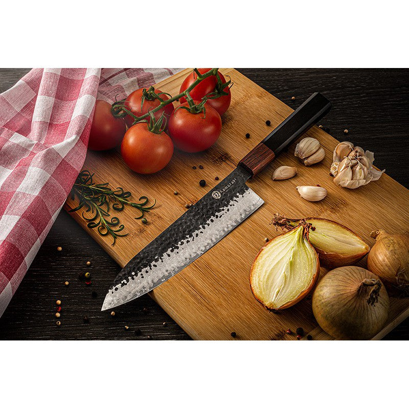 Damascus steel knife KAMAZAKI, chef&
