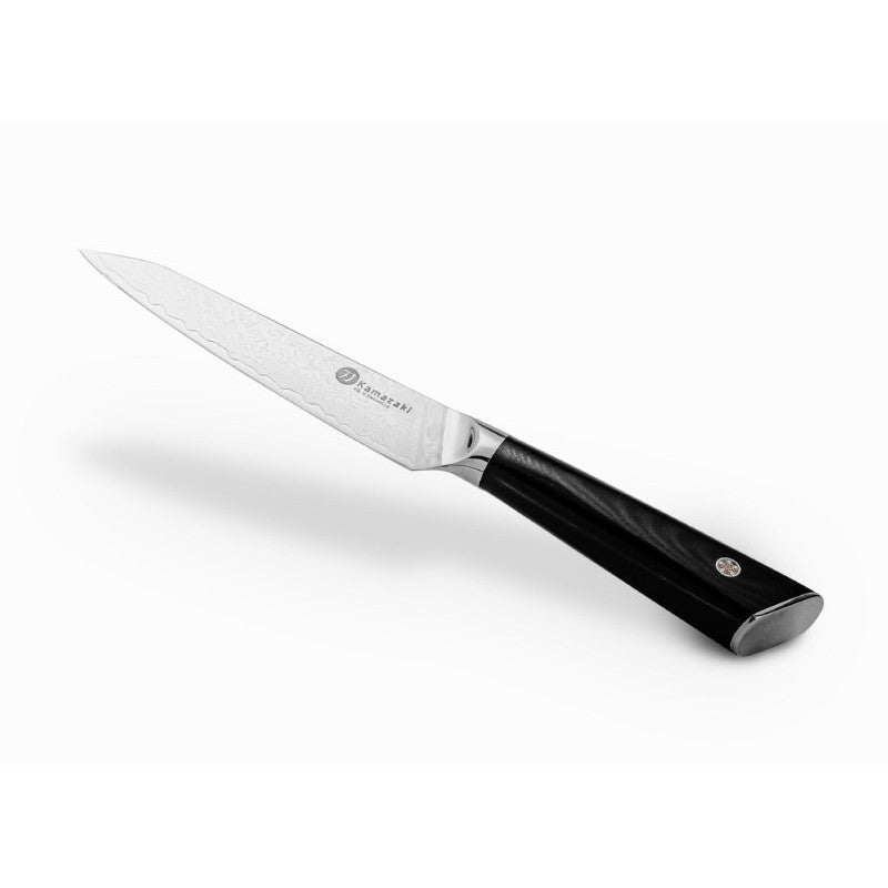 Damascus steel knife Kamazaki universal knife, 13 cm, KZI007KN