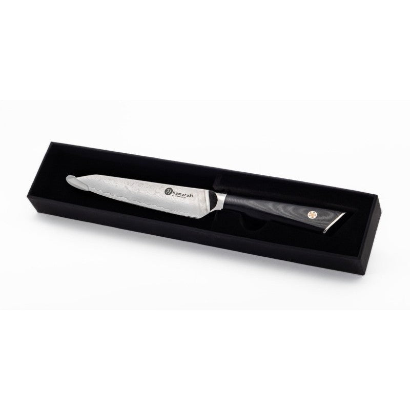 Damascus steel knife Kamazaki universal knife, 13 cm, KZI007KN