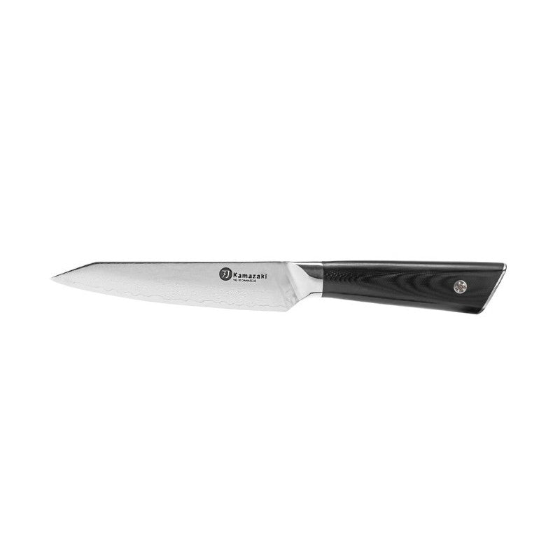 Нож из дамасской стали Универсальный нож Kamazaki, 13 см, KZI007KN