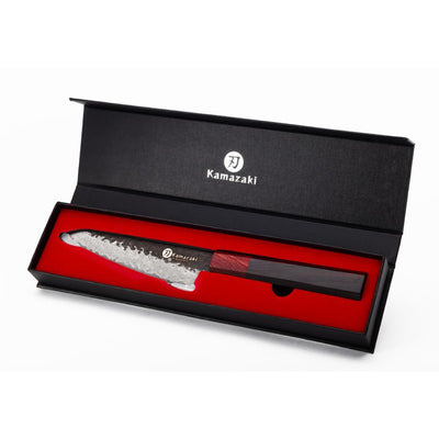 Нож из дамасской стали KAMAZAKI, универсальный нож, 15 см, KZI282KN