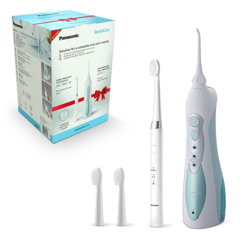 Dental care set Panasonic, includes irrigator and toothbrush, EW1311 + DM81