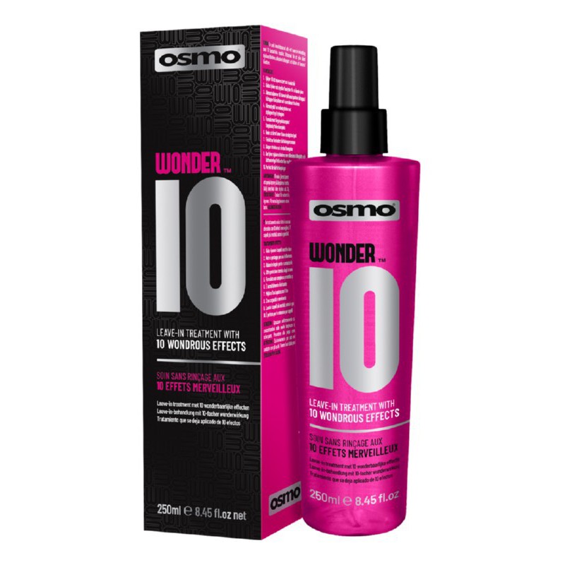 Многофункциональное средство по уходу за волосами Osmo Wonder 10 Leave-In Treatment OS064140, 250 мл, с кератином + подарочный продукт для волос Previa