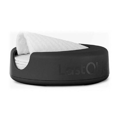 Reusable makeup remover pads LastRound Pro Black LR34101, with case, washable, cleanable, black, 7 pcs.