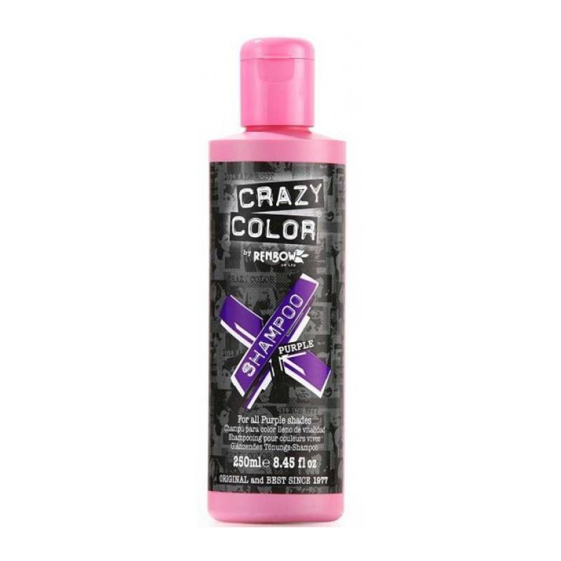 Dažantis šampūnas Crazy Color Shampoo Purple COL002422, 250 ml