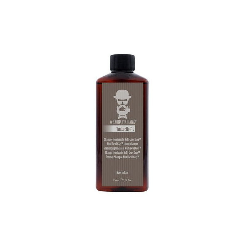 Dažantis šampūnas plaukams Barba Italiana Tintoretto 7/9 Multi Level Grey Tonning Shampoo BI079, 150 ml