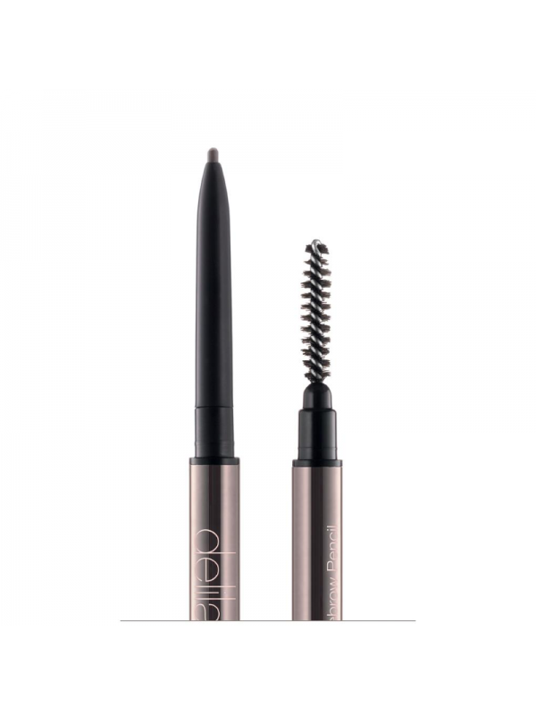 delilah BROW LINE twist-out eyebrow pencil with brush, 0.08 g + gift Hemp Seed oil