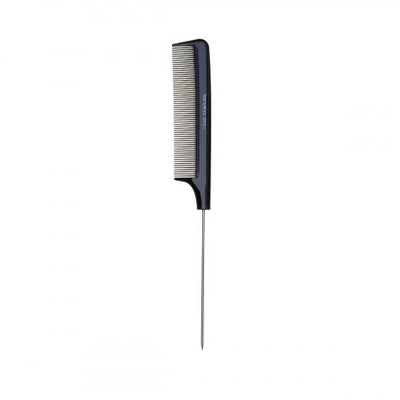 Denman DPC1 Pin Tail Comb Plaukų šukos su metaliniu laikikliu