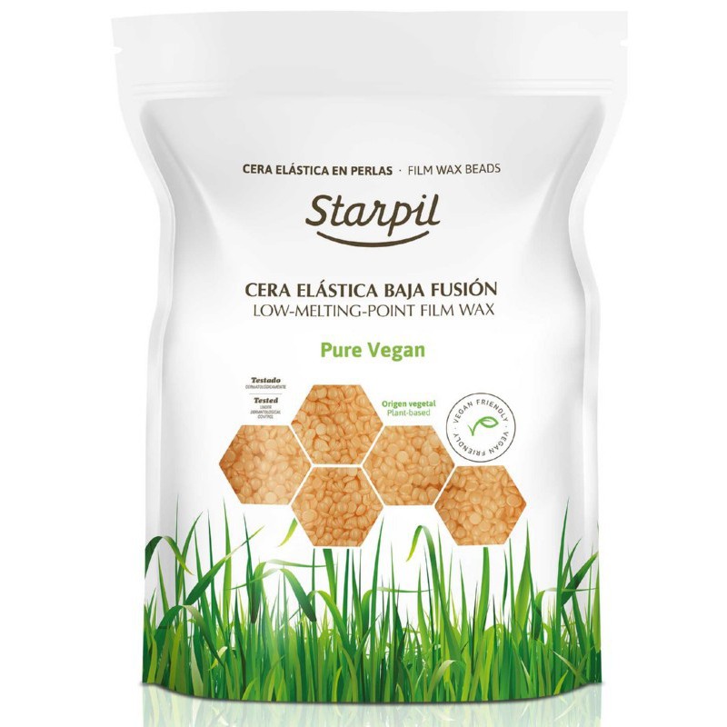 Depiliacinis vaškas granulėmis Starpil Pure Vegan Elastic Wax in Pearls STR3010273001, veganiškas, 1 kg