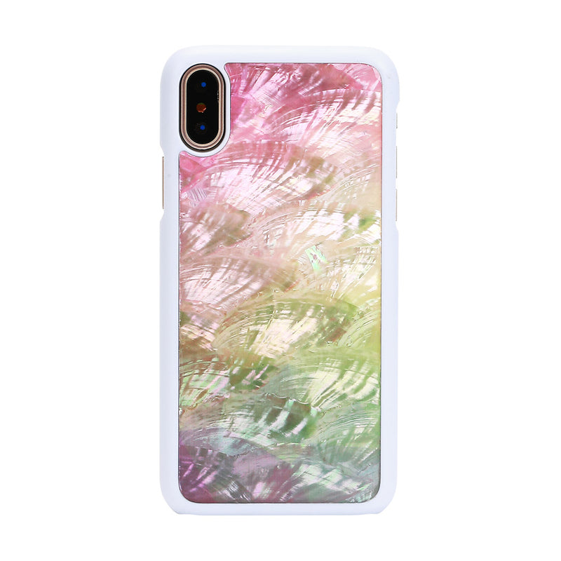 iKins SmartPhone case iPhone XS/S water flower white