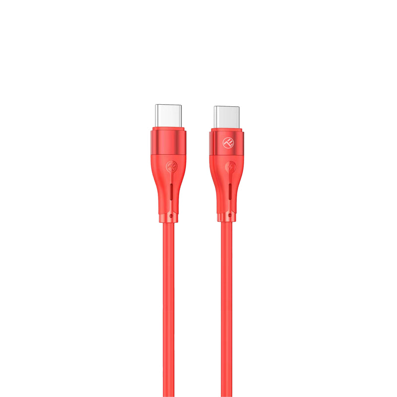 Tellur Silicone Type-C to Type-C Cable PD60W 1m Ed