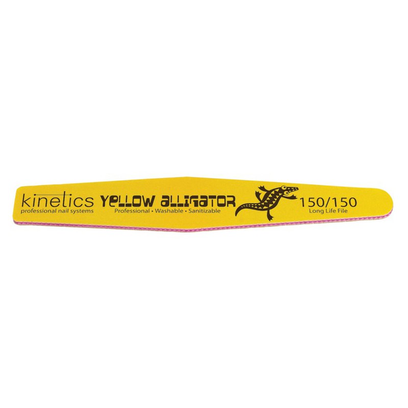 Пилка для ногтей Kinetics Yellow Alligator 150/150 зернистость