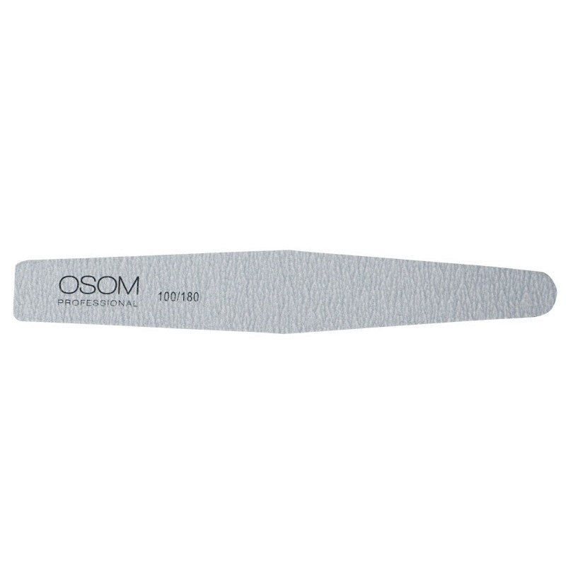 Пилочка для ногтей Osom Professional Diamond Shape, зебра, 100/180, 1 шт OSOMP1018