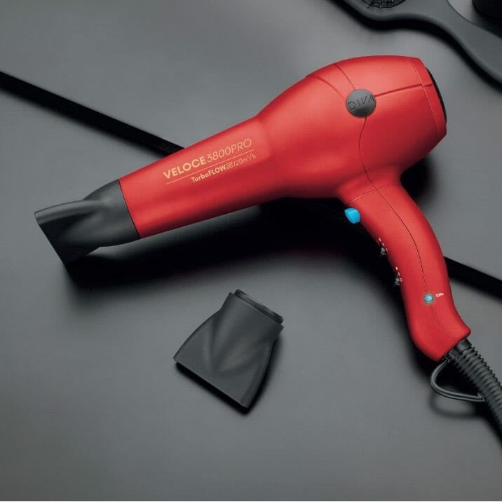 DIVA PRO STYLING Veloce 3800 Pro Red Hair dryer + gift/surprise
