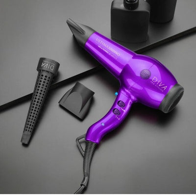 DIVA PRO STYLING Ultima 5000 Pro Фиолетовый Фен + подарок/сюрприз