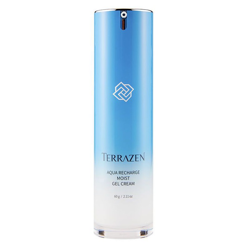 Увлажняющий крем для лица Terrazen Aqua Recharge Moist Gel Cream TER86802, особенно подходит для сухой кожи лица, консистенция геля, 60 г