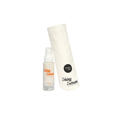 Moisturizing, glowing facial serum Laouta Shiny Serum LAO0003, with vitamin C and sea buckthorn oil, bottle in a sustainable bag, 30 ml