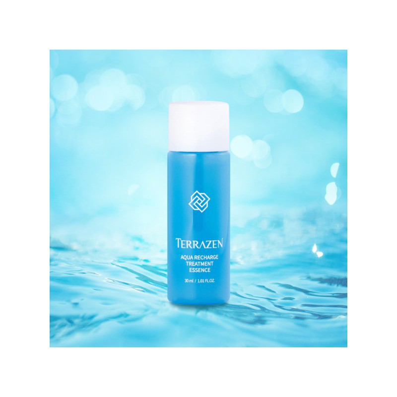 Drėkinamoji esencija veido odai Terrazen Aqua Recharge Treatment Essence TER01053, ypač tinka sausai veido odai, 30 ml