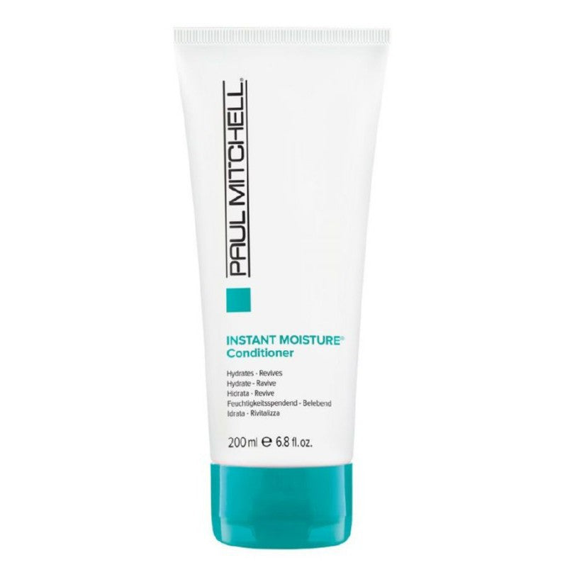 Moisturizing conditioner for hair Paul Mitchell Instant Moisture Conditioner PAUL101212, conditioner instantly restores moisture in hair, 200 ml + gift Previa hair product