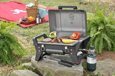 Portable gas grill Char-Broil Grill2Go X200 + gift various accessories