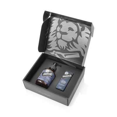 Proraso Duo Pack Azur Lime Beard Oil &amp; Shampoo Beard care set, 1pc