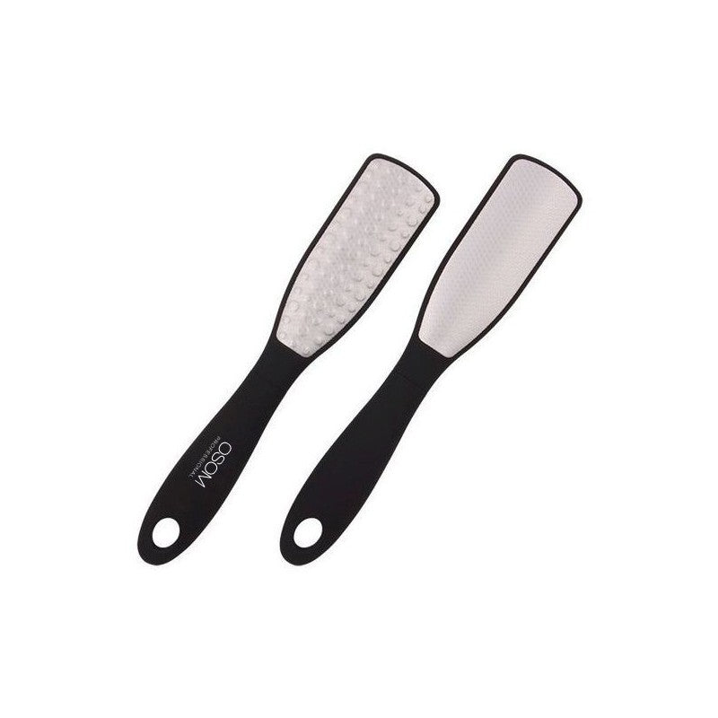 Double-sided pedicure file Osom Professional OSOMP2561, stainless steel, double-sided
