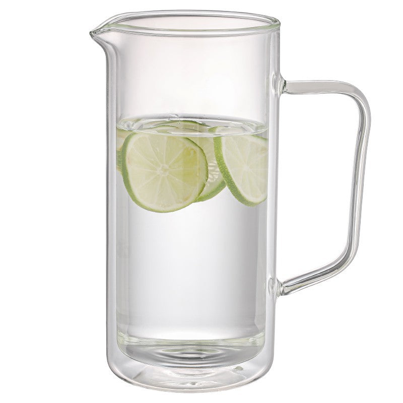 Double-walled glass jug Zyle ZY0510DG 1000 ml