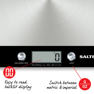 Цифровые кухонные весы Salter 1241A BKDR Evo, черные