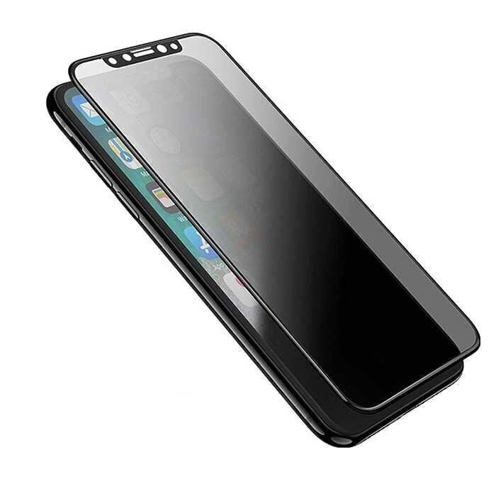 Полноэкранное закаленное стекло Devia Real Series 3D Privacy для iPhone XS Max (6.5) черный