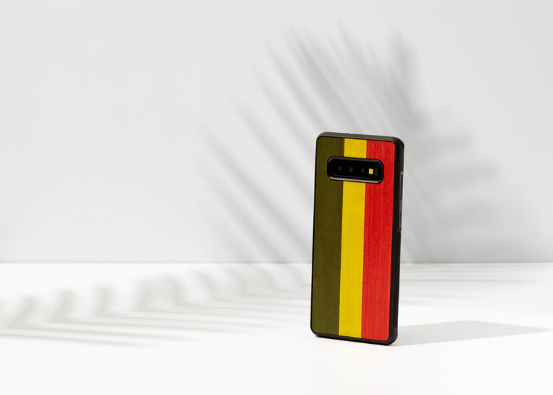 MAN&amp;WOOD Чехол для смартфона Galaxy S10 Plus черный регги