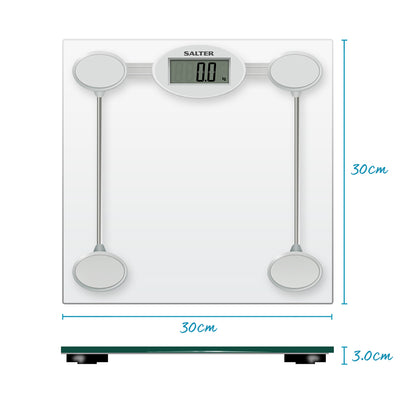 Электронные стеклянные напольные весы Salter 9018S SV3R