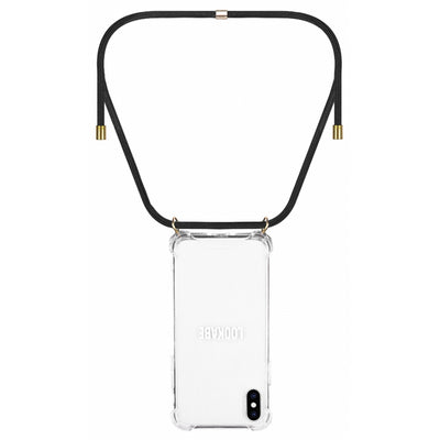 Lookabe Necklace iPhone Xs Max gold black loo005