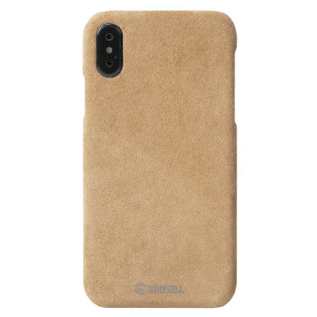 Krusell Broby Cover Apple iPhone XS cognac 