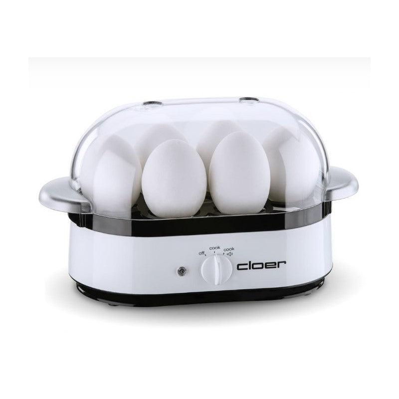 Elektrinė kiaušinių viryklė Cloer 6081, balta, 6 kiaušinių