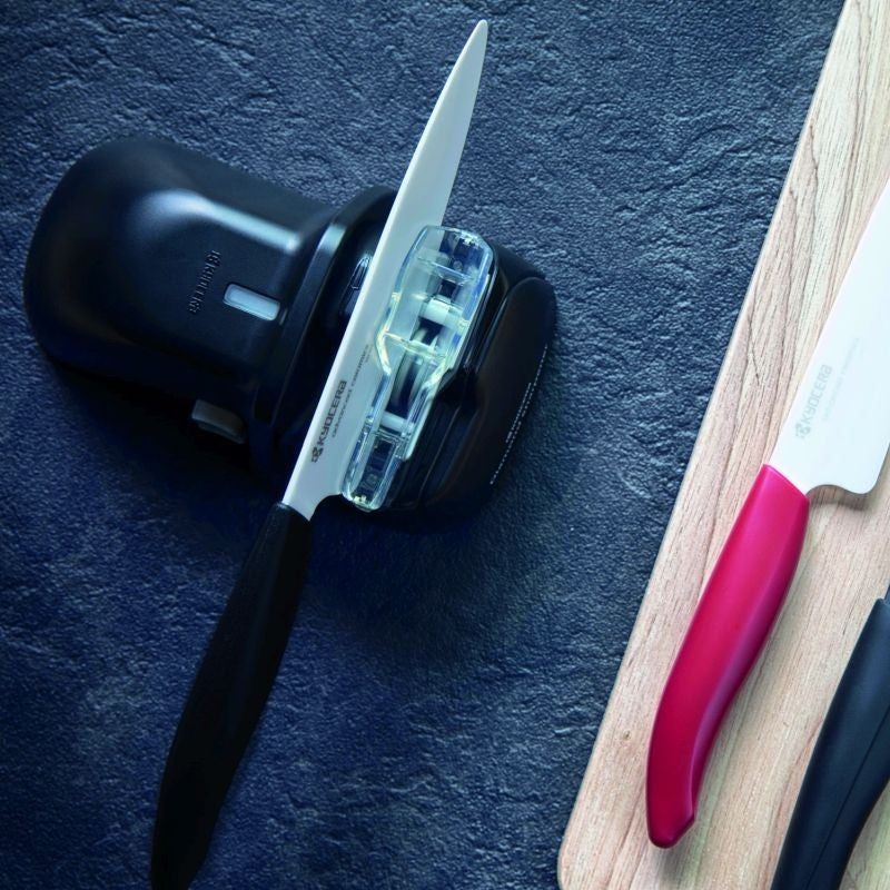 Electric ceramic knife sharpener