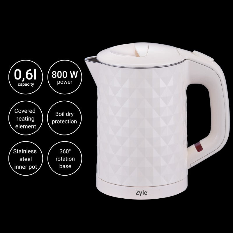 Mini electric kettle Zyle ZY06WK, capacity 0.6 l