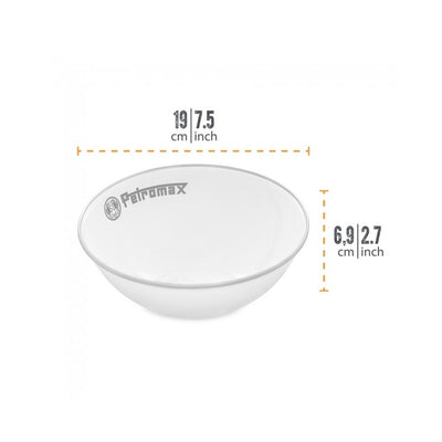 Enameled bowls Petromax white 1l 2pcs.