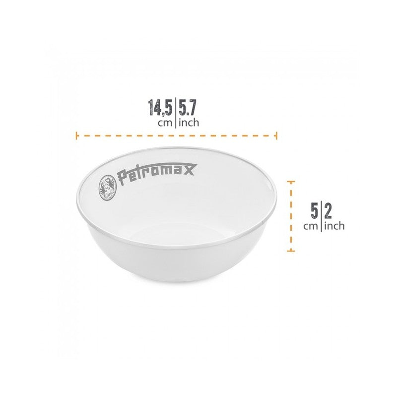 Enameled bowls Petromax white 500ml 2 pcs.