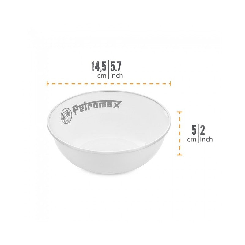 Enameled bowls Petromax black 500ml 2 pcs.